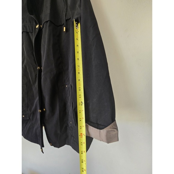 G Gallery New York Petite Large Polyester Jacket Black Removable Liner Coat Hood - Picture 4 of 16